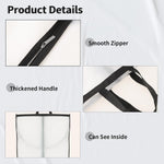 Elegant Garment Storage Cover | Long Dress Bag with Zipper & Clear Window | 2-Pack for Travel and Protection 7