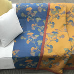 Elegant Ginkgo | Reversible Jacquard Cotton Quilt with Luxurious Comfort | Versatile Home Decor for Cozy Living 6