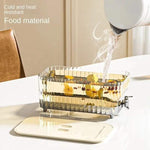 Elegant Glass Beverage Dispenser with Clamp Lid for Easy Serving 2
