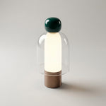 Elegant Glass Table Lamp with Dimmable LED | Rechargeable Design for Cozy Ambiance 6