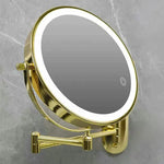 Elegant Gold Vanity Mirror with Lights & Adjustable LED for Flawless Makeup Application 1
