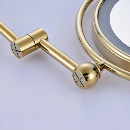 Elegant Gold Vanity Mirror with Lights & Adjustable LED for Flawless Makeup Application 3