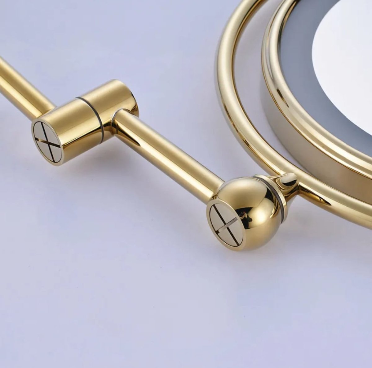 Elegant Gold Vanity Mirror with Lights & Adjustable LED for Flawless Makeup Application 3