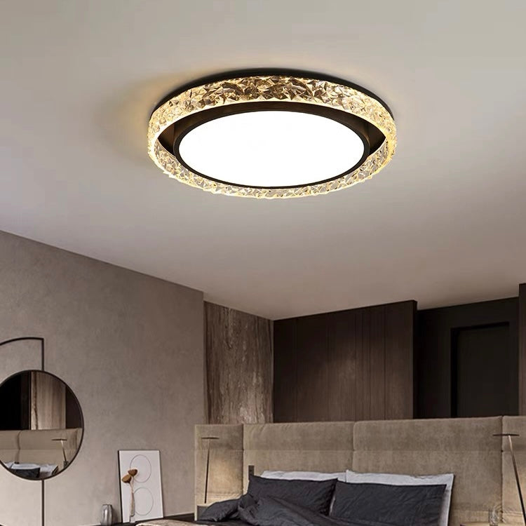Elegant Halo | Flush Mount Ceiling Light with Remote Dimming & Adjustable Colors | Modern Design for Sophisticated Ambiance 1