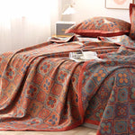 Elegant Home Decor | Reversible Cotton Quilt with Petal Flower Pattern | Versatile Bedding for All Seasons 2