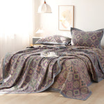 Elegant Home Decor | Reversible Cotton Quilt with Petal Flower Pattern | Versatile Bedding for All Seasons 5