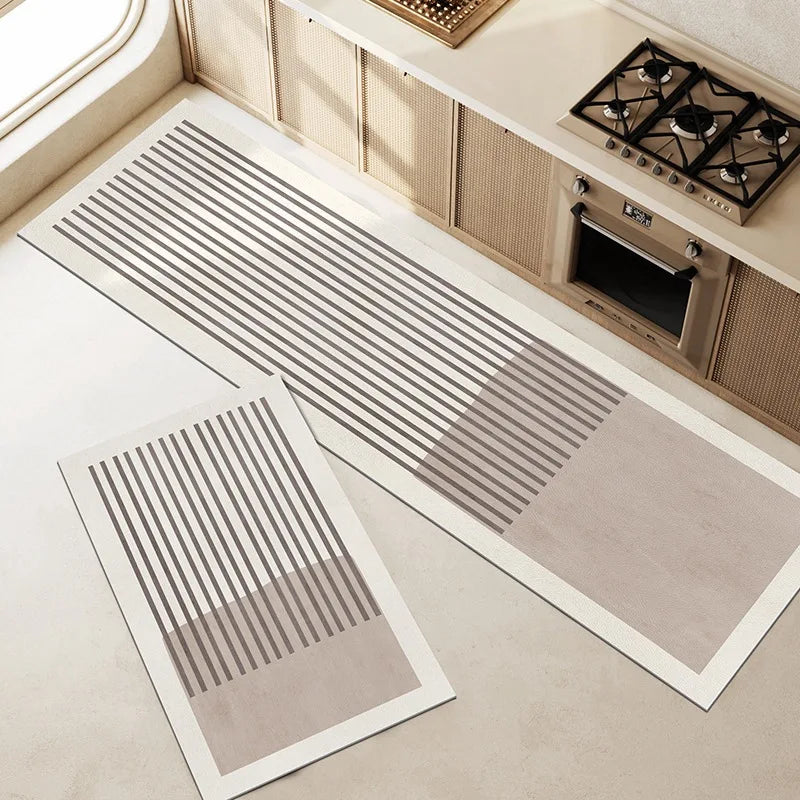 Elegant Home | Absorbent Non-Slip Bath Mat with Soft Velvet Surface | Modern Design for Safety and Comfort 6