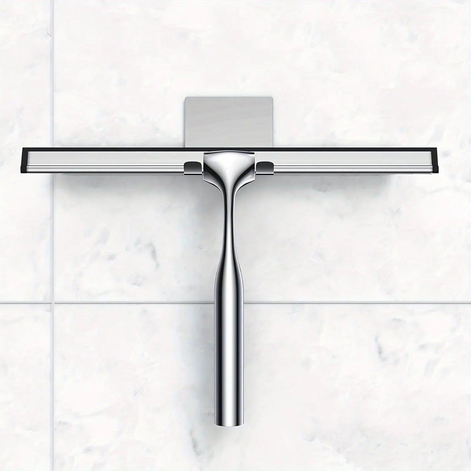 Elegant Home | Luxury Shower Squeegee with Ergonomic Handle | Effortless Cleaning Tool for a Pristine Bathroom 1