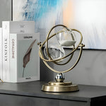 Elegant Hourglass Timer with Gold Frame & Premium Sand for Timeless Decor 2
