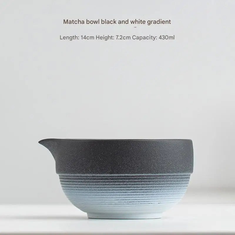 Elegant Japanese Matcha Bowl Set | Handcrafted Ceramic Design for Authentic Tea Experience 11