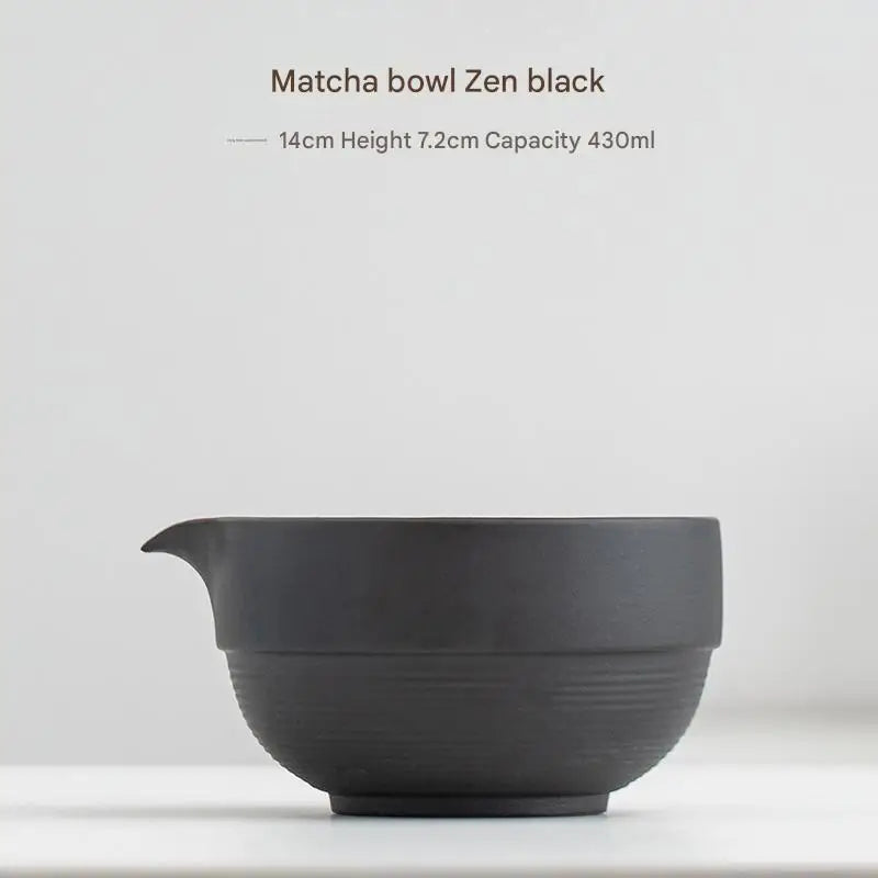 Elegant Japanese Matcha Bowl Set | Handcrafted Ceramic Design for Authentic Tea Experience 12