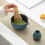 Elegant Japanese Matcha Bowl Set | Handcrafted Ceramic Design for Authentic Tea Experience 2