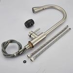 Elegant Kitchen Faucet with Flexible Spout & Retractable Spray for Effortless Water Management 3