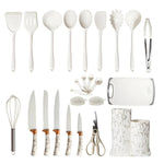 Elegant Kitchen Utensil & Knife Block Set with Ergonomic Design | 29-Piece Professional Quality for Effortless Cooking 2
