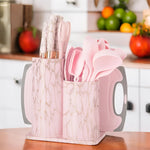 Elegant Kitchen Utensil & Knife Block Set with Ergonomic Design | 29-Piece Professional Quality for Effortless Cooking 4