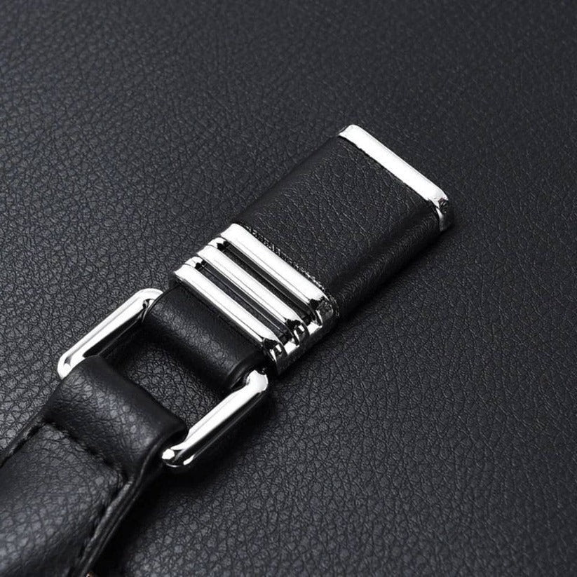 Elegant Leather Messenger Bag | Spacious Design for 14-15 Inch Laptops | Versatile Carrying Options for Professionals 4