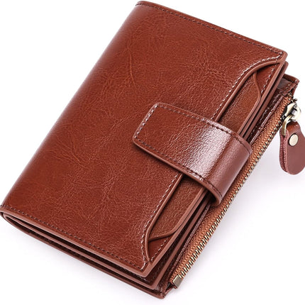 Elegant Leather Wallet | Compact Multi-Pocket Design with RFID Protection | Versatile Organizer for Everyday Essentials 0