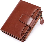 Elegant Leather Wallet | Compact Multi-Pocket Design with RFID Protection | Versatile Organizer for Everyday Essentials 0