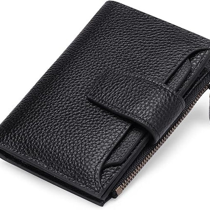 Elegant Leather Wallet | Compact Multi-Pocket Design with RFID Protection | Versatile Organizer for Everyday Essentials 17