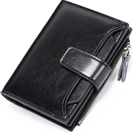 Elegant Leather Wallet | Compact Multi-Pocket Design with RFID Protection | Versatile Organizer for Everyday Essentials 3