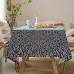 Elegant Linen Tablecloth | Japanese Style with Durable Weave | Perfect for Any Dining Occasion 7