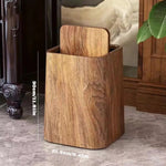 Elegant Marble Kitchen Trash Can with 360° Swing Lid for Stylish Waste Disposal 2