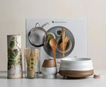 Elegant Matcha Set | 8-Piece Ceramic Tea Kit with Bamboo Whisk for Authentic Preparation 0