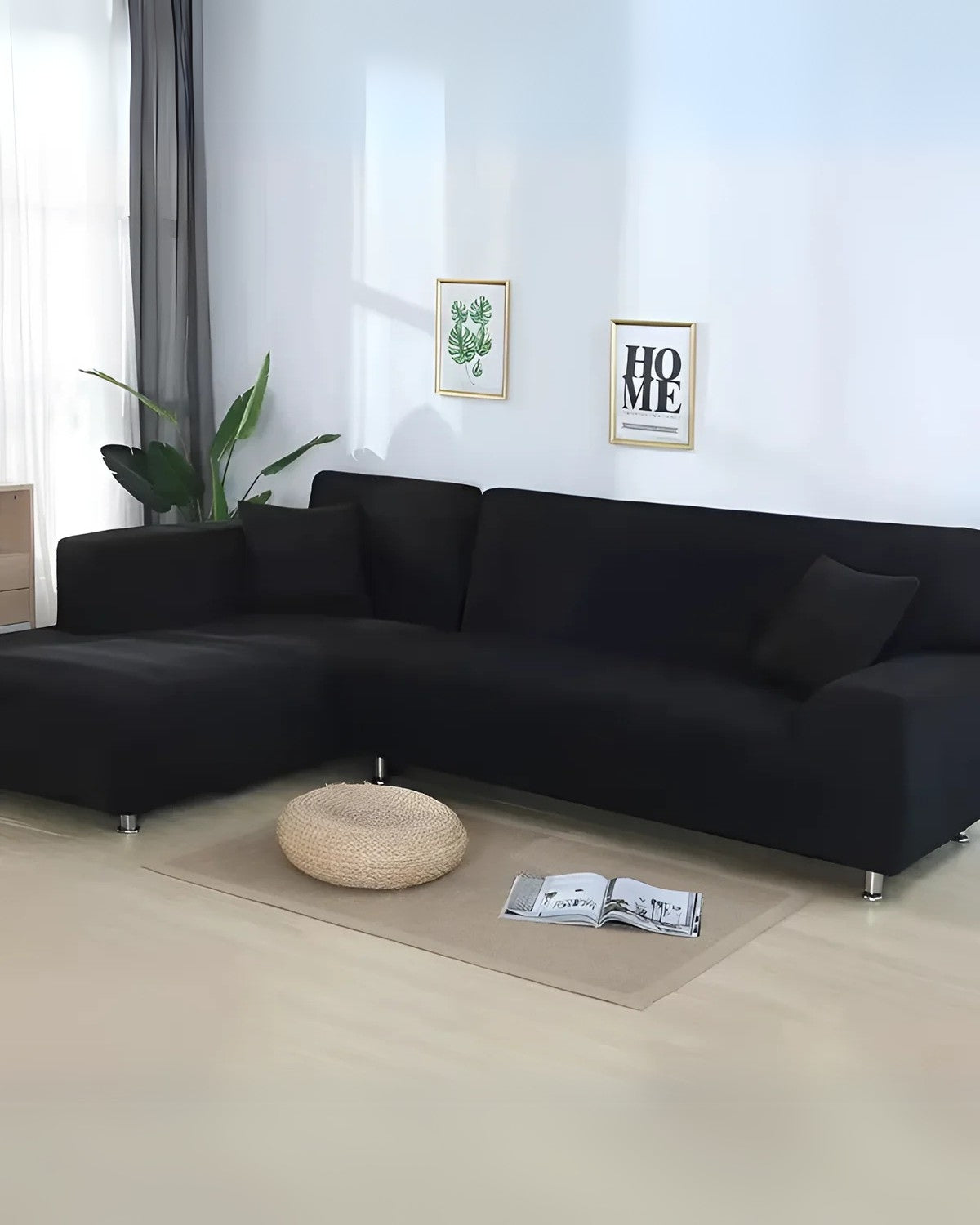 Elegant Modular Sofa Cover for Sectional Couches with Soft Stretchable Fabric | Tailored Fit for Comprehensive Protection 0