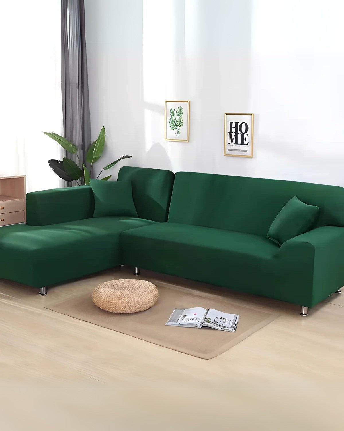 Elegant Modular Sofa Cover for Sectional Couches with Soft Stretchable Fabric | Tailored Fit for Comprehensive Protection 4
