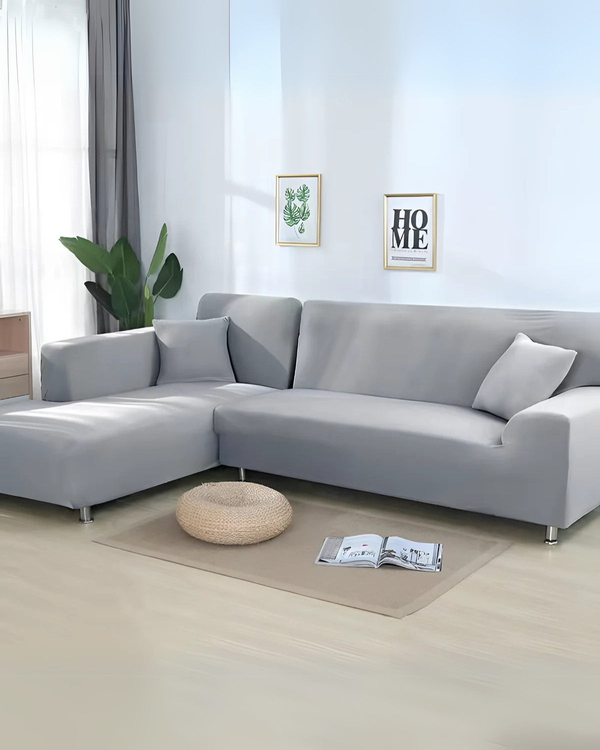 Elegant Modular Sofa Cover for Sectional Couches with Soft Stretchable Fabric | Tailored Fit for Comprehensive Protection 5