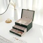 Elegant Multi-Layer Jewelry Organizer with Pull-Out Drawers | Chic Jewelry Box for Easy Access and Stylish Storage 1