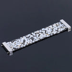 Elegant Natural Stone Crystal Bracelet with Adjustable Leather Strap for Versatile Style 0