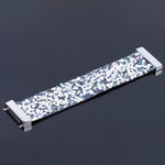Elegant Natural Stone Crystal Bracelet with Adjustable Leather Strap for Versatile Style 4