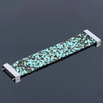 Elegant Natural Stone Crystal Bracelet with Adjustable Leather Strap for Versatile Style 6