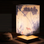 Elegant Paper Table Lamp | Japanese Scandinavian Design with Warm Glow | Ideal for Cozy Spaces 2