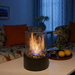 Elegant Portable Tabletop Fire Bowl with Eco-Friendly Bioethanol Fuel | Modern Design for Cozy Indoor Ambiance 2