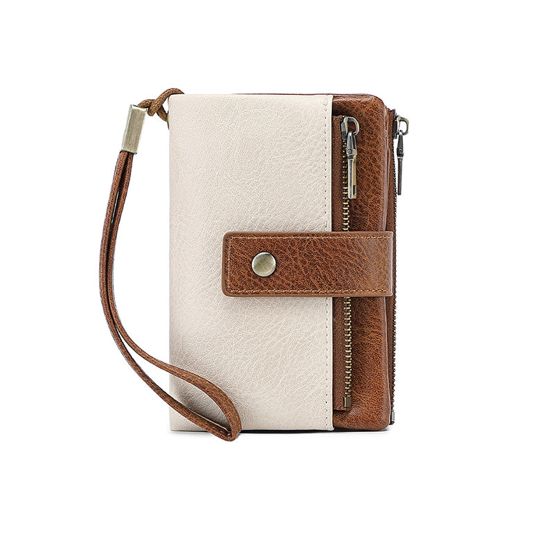 Elegant RFID-Blocking Tri-Fold Wallet with Smart Organization for Women 0