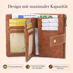 Elegant RFID-Blocking Tri-Fold Wallet with Smart Organization for Women 1