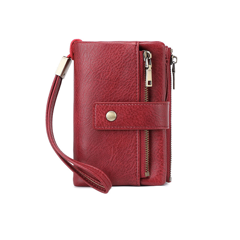 Elegant RFID-Blocking Tri-Fold Wallet with Smart Organization for Women 10