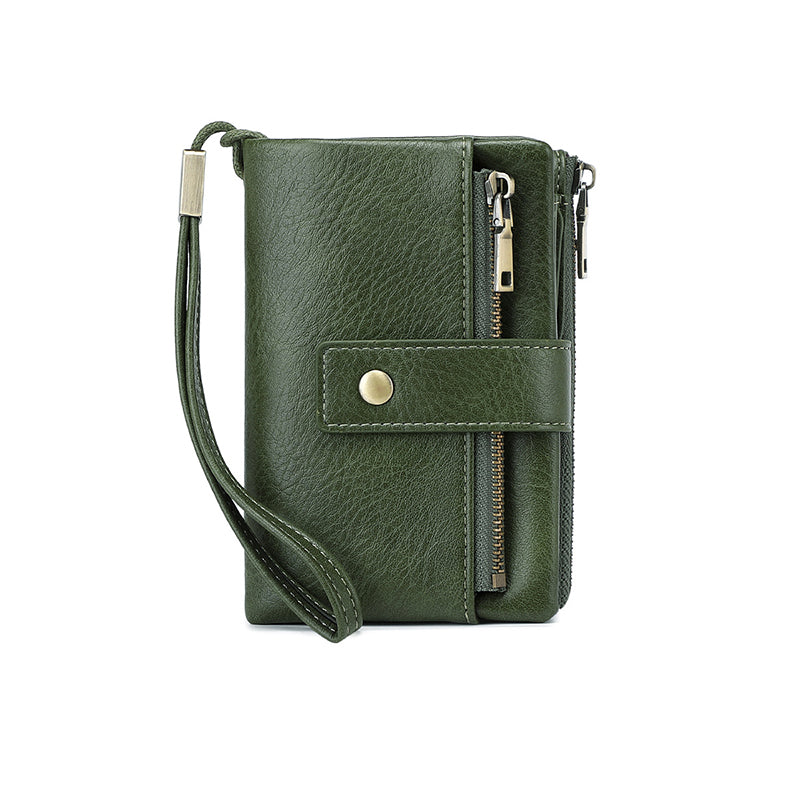 Elegant RFID-Blocking Tri-Fold Wallet with Smart Organization for Women 14