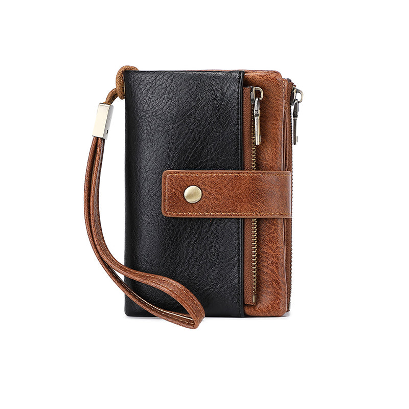Elegant RFID-Blocking Tri-Fold Wallet with Smart Organization for Women 15