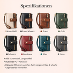 Elegant RFID-Blocking Tri-Fold Wallet with Smart Organization for Women 2