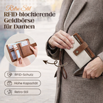 Elegant RFID-Blocking Tri-Fold Wallet with Smart Organization for Women 7