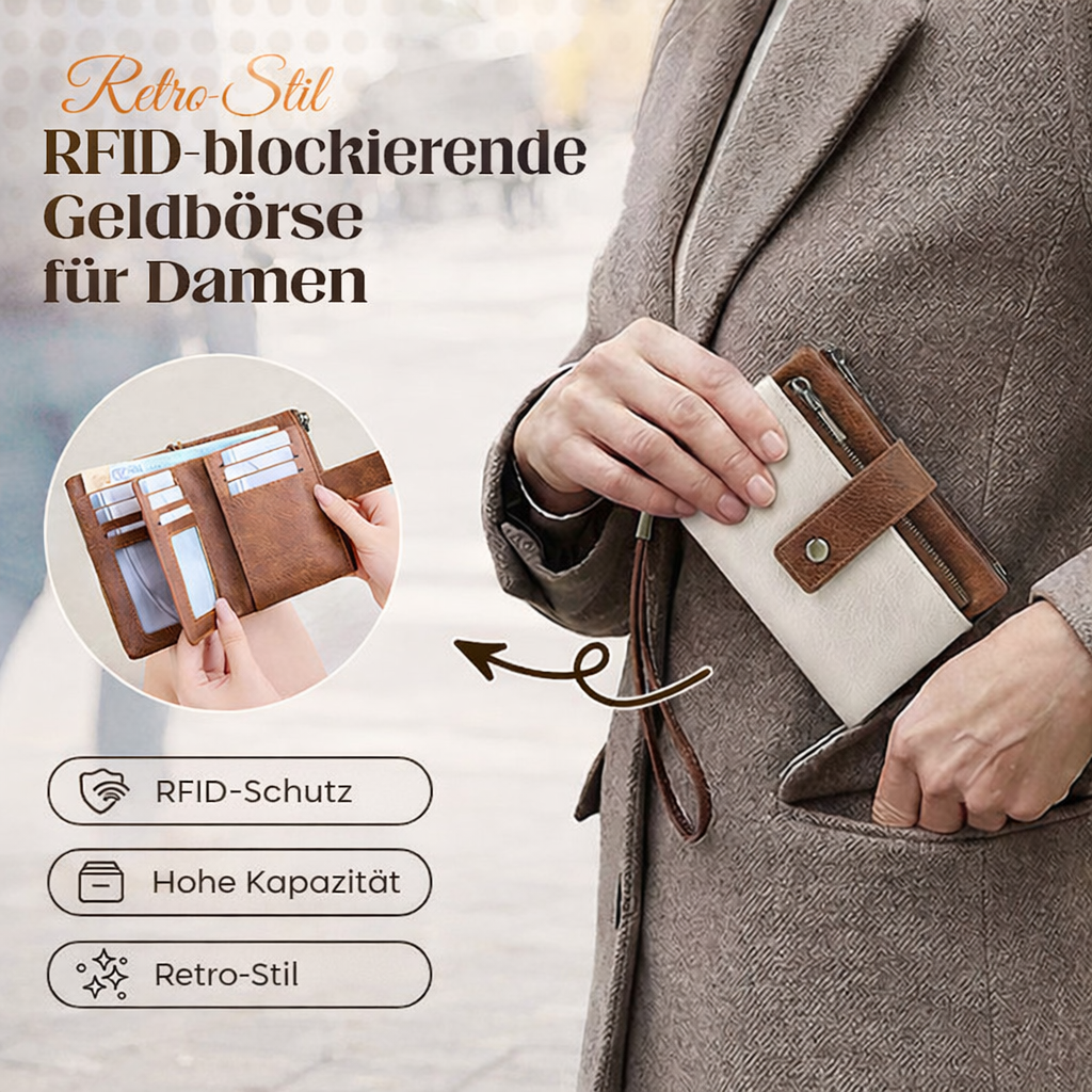 Elegant RFID-Blocking Tri-Fold Wallet with Smart Organization for Women 7