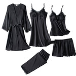 Elegant Satin Pajama Set for Women with Adjustable Straps | Luxurious Comfort for Sensitive Skin 1
