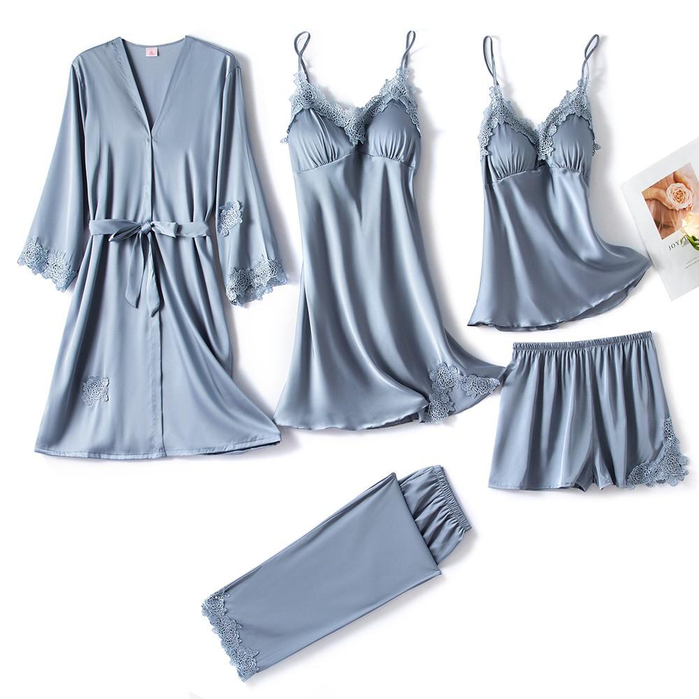 Elegant Satin Pajama Set for Women with Adjustable Straps | Luxurious Comfort for Sensitive Skin 8