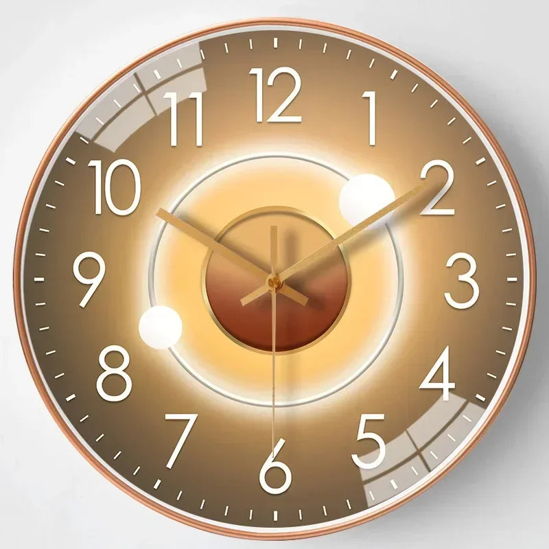 Elegant Silent Wall Clock | Modern Wall Clock Decor with Non-Ticking Mechanism | Classic Design for Tranquil Spaces 0