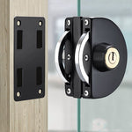 Elegant Sliding Door Lock | Stainless Steel Glass Door Security with Easy Installation 10