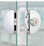 Elegant Sliding Door Lock | Stainless Steel Glass Door Security with Easy Installation 13