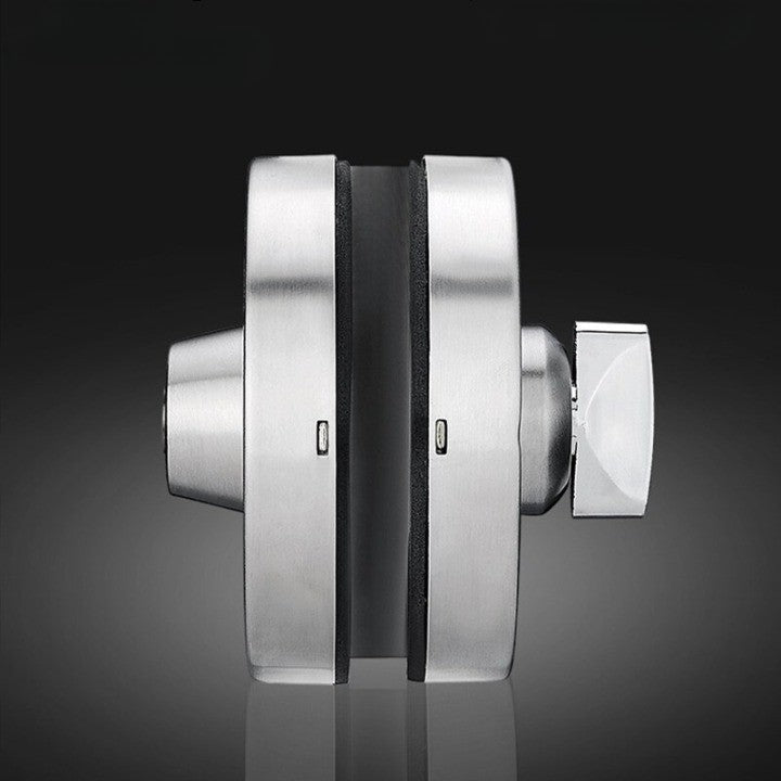Elegant Sliding Door Lock | Stainless Steel Glass Door Security with Easy Installation 4